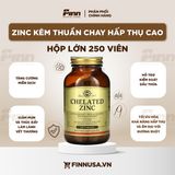  Viên uống bổ sung Solgar Chelated Zinc 22 mg 250 viên 