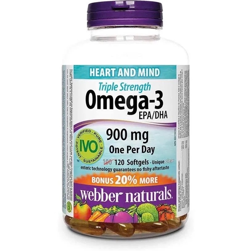  NK-Viên uống bổ sung Webber Naturals Omega 3 900mg 120 viên 