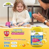  NK - Kẹo Kids Smart bổ sung Omega 3 Nature’s Way Kids Smart Vita Gummies Omega-3 DHA Fish Oil Trio 60 viên 