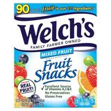  NK - Thùng kẹo dẻo trái cây Welch's Fruit Snacks Mixed Fruit 90 gói 