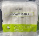  NK - Bông tẩy trang Miniso 180 miếng 