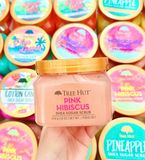  NK - Tẩy tế bào chết cơ thể Tree Hut Pink Hibicus Shea Sugar Scrub 18Oz 510g 