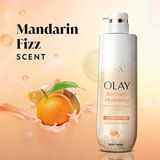 Sữa tắm dưỡng ẩm hương quít Olay Intensely Hydrating Limited Editon Mandarin Fizz Scent 20Oz 591ml 