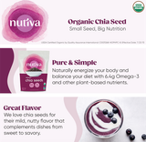  Hạt chia Nutiva Organic Premium Chia Seeds Black 6Oz 170g 