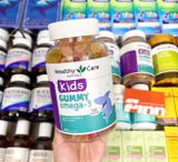  NK - Kẹo dẻo bổ sung Omega 3 cho bé Healthy care Gummy 250 viên 