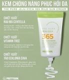  NK - Kem chống nắng Prettyskin The Pure Jeju Cica 365 Mild Sun Cream SPF 50+ 1.69Oz 50ml 