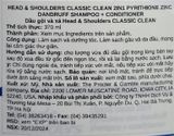  NK - Dầu gội xả giúp làm sạch gàu, giảm ngứa Head & Shoulders Classic Clean 2-in-1 Shampoo + Conditioner 12.5Oz 370mL 