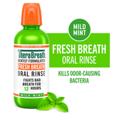  NK - Nước súc miệng TheraBreath Fresh Breath Dentist Mild mint hương bạc hà dịu nhẹ 473ml 