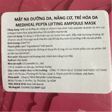  NK - Bịch 15 miếng mặt nạ Mediheal Pepta Lifting Ampoule Mask - Hồng 