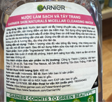  NK - Nước làm sạch và tẩy trang Ganier Micellar Cleansing Water All - in -1 400ml 