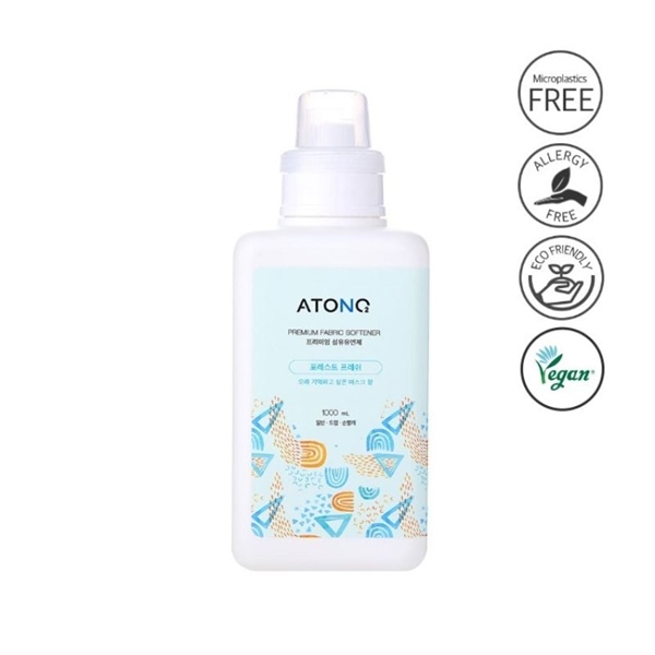  NK - Nước xả vải đậm đặc thuần chay cao cấp Atono2 hương Forest Fresh cho bé từ 0M+ 1000ml dạng chai 