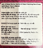 NK - Nước rửa tay dạng bọt BBW Gentle & Clean Foaming Hand Soap Refill Black Cherry Merlot 32Oz 946ml 