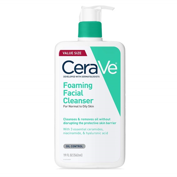  Sữa rửa mặt Cerave Foaming Facial Cleanser Daily Face Wash 19Oz 562ml 
