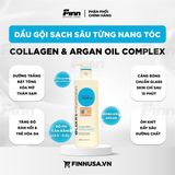  NK - Dầu gội Olexrs HairSalon Argan Oil Collagen Complex Nourishing Shampoo 17.6Oz 500ml 