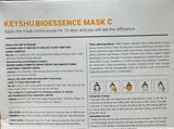  NK - Hộp 10 miếng mặt nạ Keyshu Vitamin C cấp ẩm, sáng mịn da Botanic Fiber Bioessence Mask C 