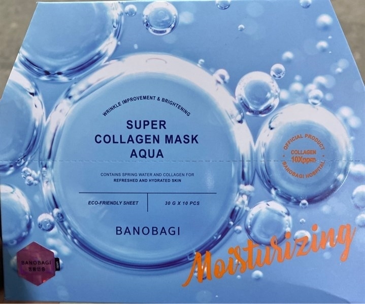  NK - Mặt nạ dưỡng ẩm, cấp nước Banobagi Super Collagen Mask Aqua Moisturizing 30g 