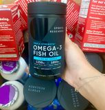  Viên uống bổ sung Sports Research Triple Strength Omega-3 Wild Alaskan Fish Oil 1250mg 150 viên 