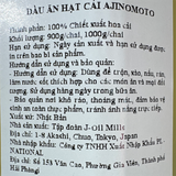 NK - Dầu ăn hoa cải tách béo, không cholesterol Ajinomoto 1000ml 