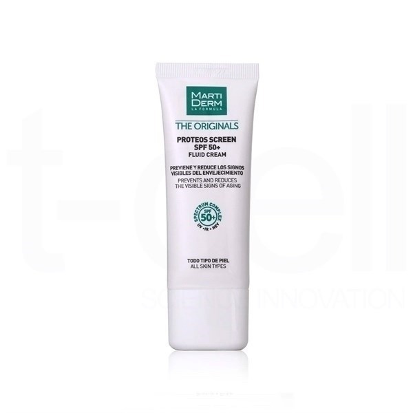  NK - Kem chống nắng phổ rộng toàn diện Martiderm La Formula The Originals Proteos Screen SPF50+ Fluid Cream 1.3Oz 40ml 50ml 