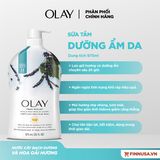  CTY - Sữa tắm Olay Fresh Outlast Body Wash Notes of Birch Water & Lavender 24HR Fresh Vibes 975mL 33Oz 