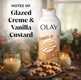  Sữa tắm Olay Holiday Edition Spoonful of Sugar with Glazed Crème & Vanilla Custard Scent 22Oz 650g 