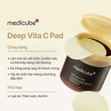  NK - Toner Pad giúp cung cấp dưỡng chất và độ ẩm cho da Medicube Deep Vita C Pad 5.29Oz 150g 
