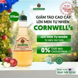  NK - Giấm táo lên men tự nhiên Cornwell's Apple Cider Vinegar 375ml 