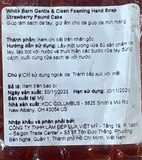  NK - Nước rửa tay dạng bọt BBW Gentle & Clean Foaming Hand Soap Strawberry Pound Cake 8.75Oz 259ml 