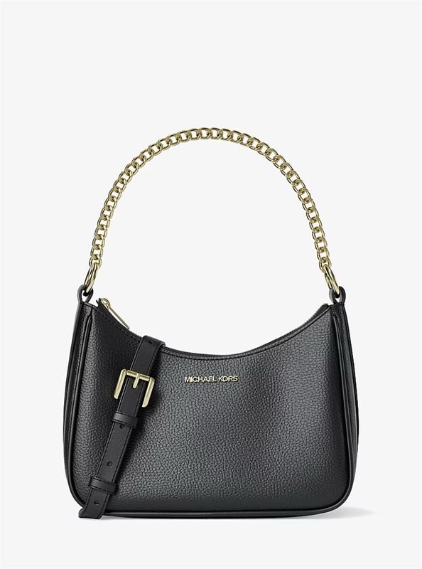  Túi MK Jet Set Signature Logo Convertible Crossbody Bag Color BLACK 35F5GTVC5L 