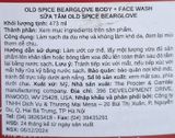  NK - Sữa tắm Old Spice Bearglove Body + Face Wash – Crisp Orchard Scent 473mL (16 FL OZ) 
