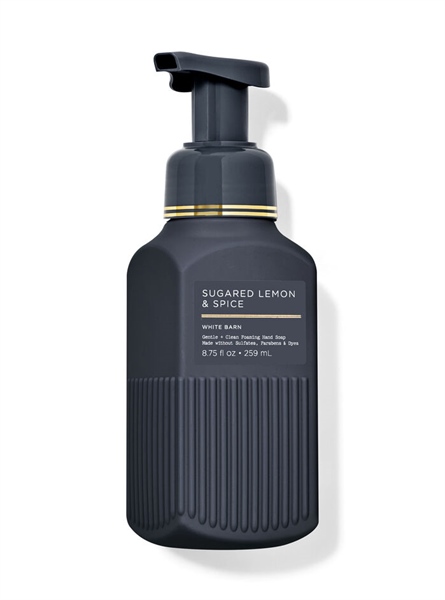  NK - Nước rửa tay dạng bọt BBW Gentle & Clean Foaming Hand Soap Sugared Lemon & Spice 8.75Oz 259ml 