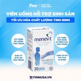  Viên uống hỗ trợ sinh sản nam giới Menevit Pre-conception Sperm Health 30 viên 