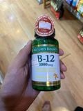  Viên uống bổ sung vitamin B12 1000mcg Nature's Bounty supports energy metabolism 200 viên 