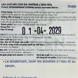  NK - ( Đỏ ) Lăn khử mùi cho da thường EtiaXil Detranspirant Extreme Peaux Normales Roll-On 15ml 