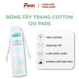  NK - Bông tẩy trang La Soirée premium Cotton 120 pads 