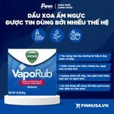  Dầu ấm ngực Vicks VapoRub Cough Suppressant Topical Analgesic Ointment 1.76 oz (50 g) 