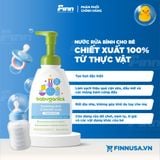  Nước rửa bình cho bé Babyganics Foaming Dish and Bottle Soap Fragrance Free 16Oz 473ml 
