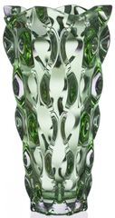 Bình hoa pha lê Samba Light Green 30.5cm Bohemia Treasury
