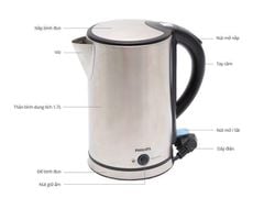 Ấm siêu tốc nhựa Philips HD9318/03 1.7L