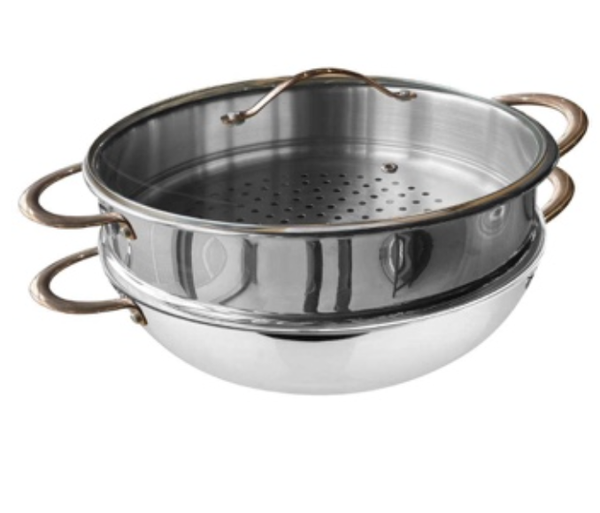 Bộ chảo sâu và xửng hấp Ciwete 32cm SS0105-3PC