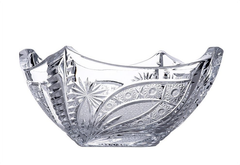 Tô vuông pha lê Bohemia M56 25cm