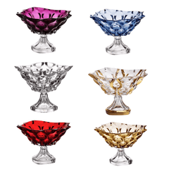 Chân bồng pha lê Bohemia Samba 30,5cm nhiều màu