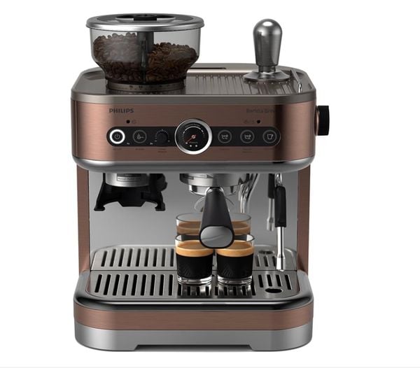 Máy pha cà phê bán tự động Philips Barista Brew PSA3228/41 màu đồng