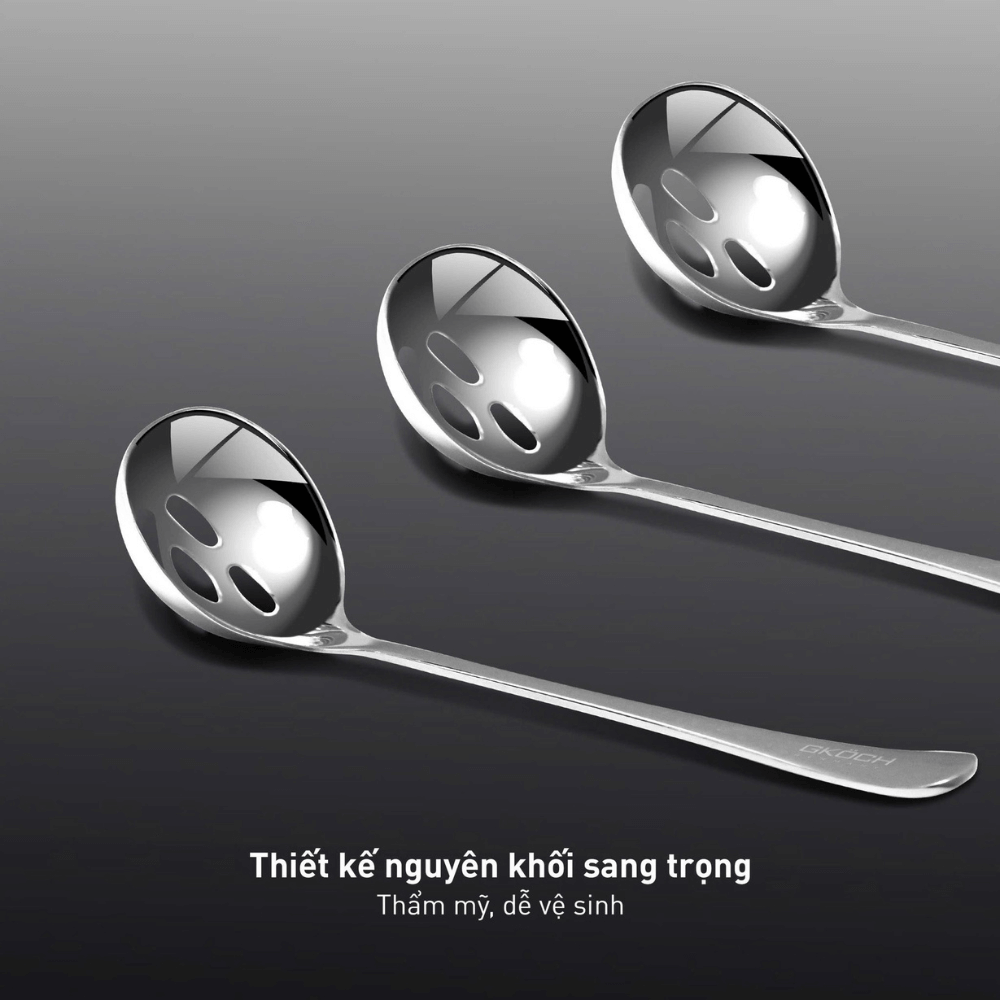 Muỗng ăn lẩu inox 22.5cm GKÖCH BC2005