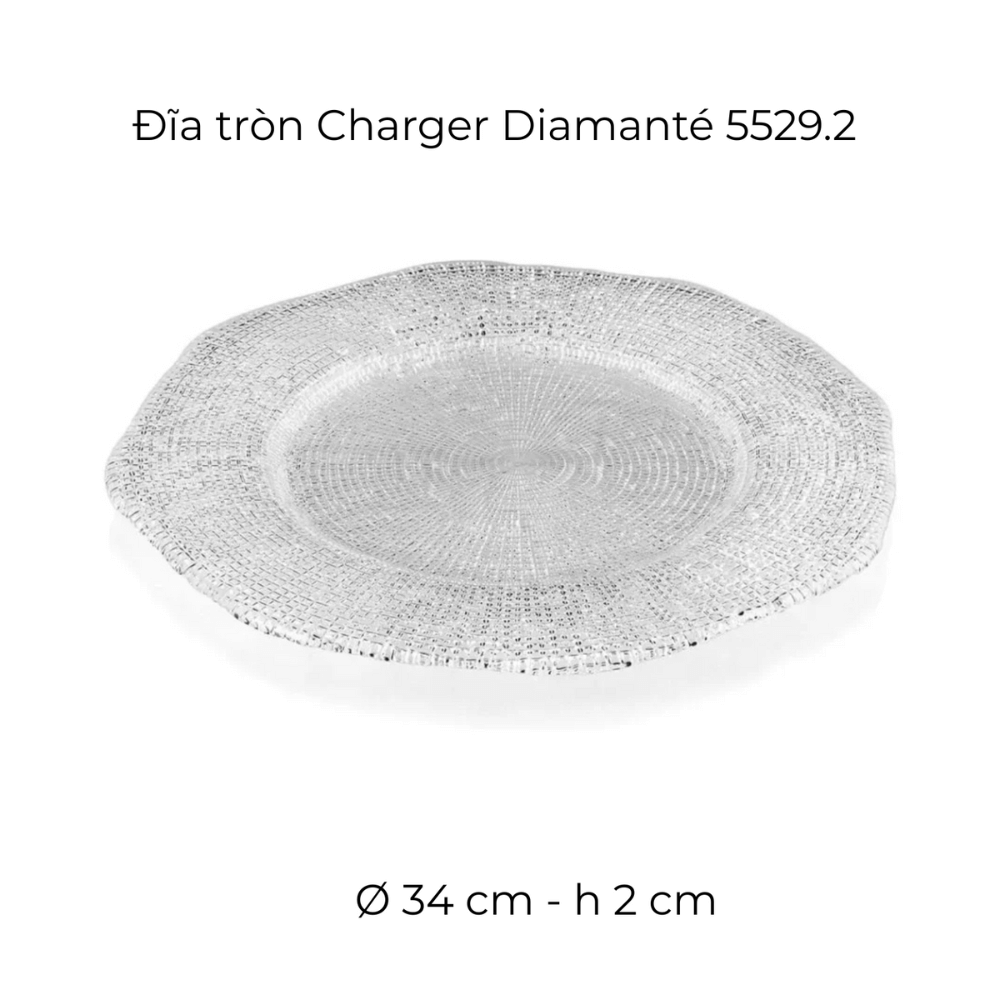 Đĩa tròn IVV Diamante, nhiều kích cỡ