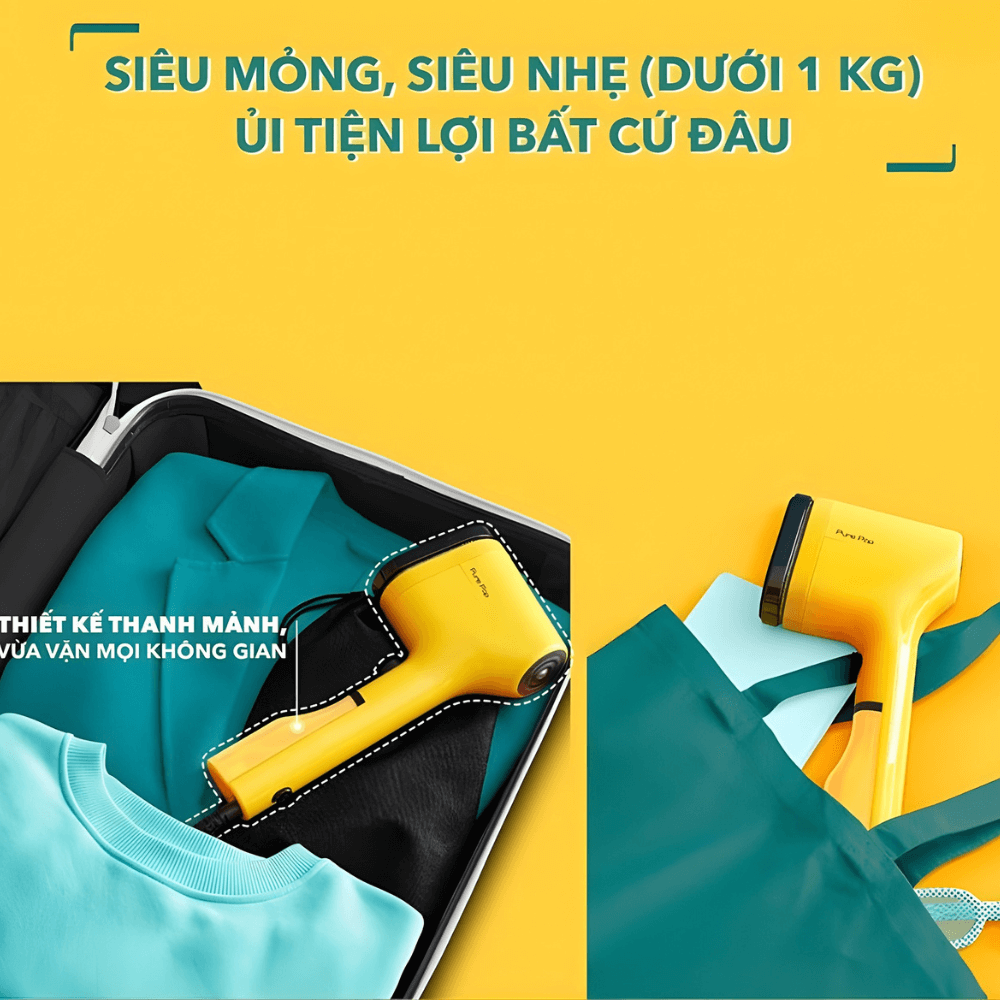 Bàn là mini du lịch TEFAL Pure POP nhiều màu