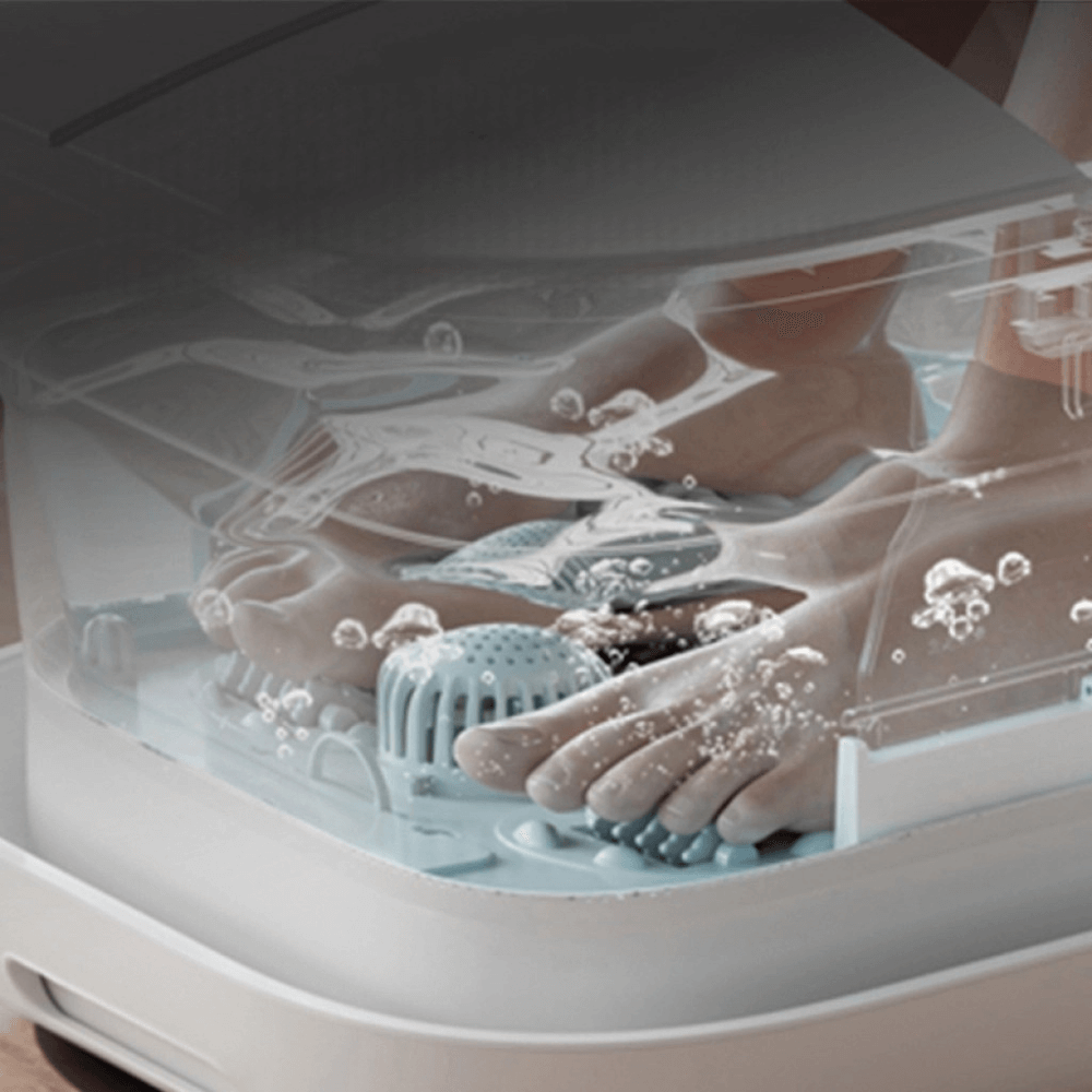 Bồn ngâm chân massage Philips PPM6502 màu trắng