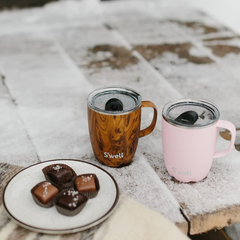 Cốc cách nhiệt S'Well bằng thép không gỉ, có nắp trượt và quai cầm