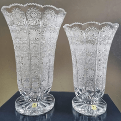 Bình hoa pha lê chân đế Bohemia M57