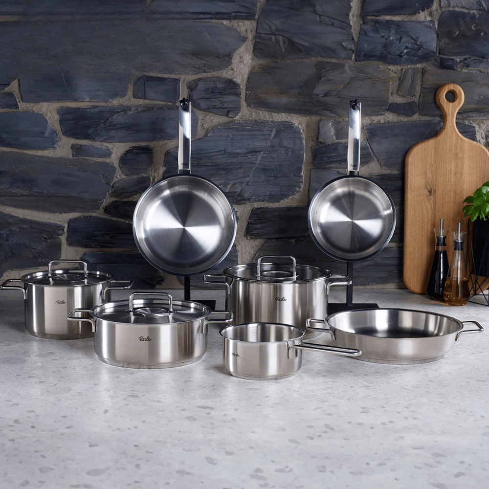 Chảo inox 2 quai Fissler Pure